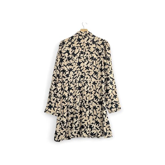 Ulla Johnson Roanne Printed Crepe Mini Dress, Size 4, Moonstone, New with tag - Picture 3 of 15